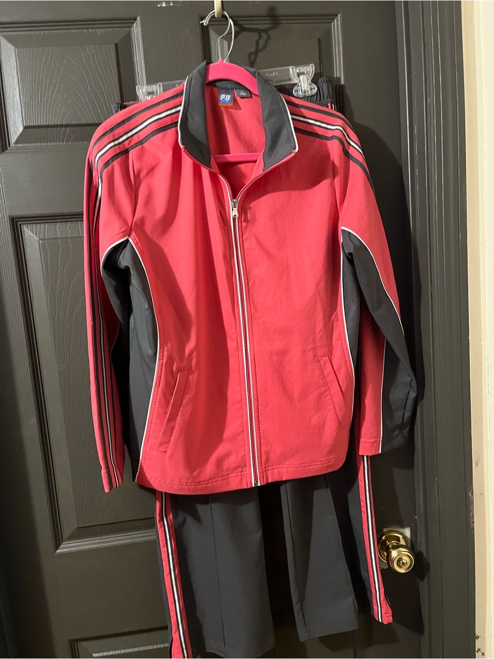 Pink and gray SB active wear.